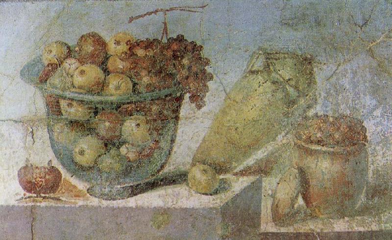 unknow artist Wall painting from the House of Julia Felix at Pompeii France oil painting art